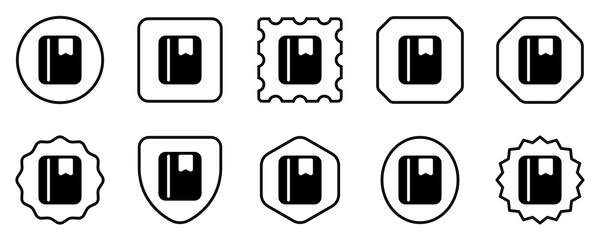 Editable book, bookmark, reading vector icon. Part of a big icon set family. Perfect for web and app interfaces, presentations, infographics, etc