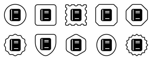 Editable book, notebook, textbook, journal vector icon. Part of a big icon set family. Perfect for web and app interfaces, presentations, infographics, etc