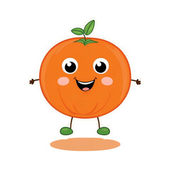 orange fruit character