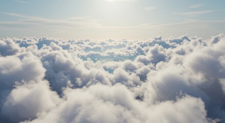 Obraz premium Majestic clouds over a serene sky