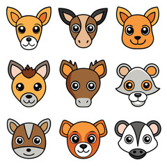Fototapeta premium A diverse Vector set Illustrator Artwork Design