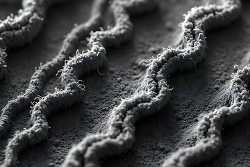 Intricate surface patterns laboratory macro photography scientific environment abstract viewpoint