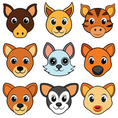 Fototapeta premium A diverse Vector set Illustrator Artwork Design