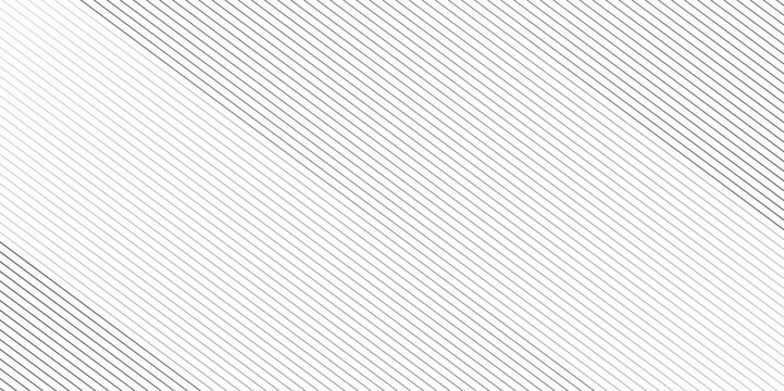 Vector gradient gray line abstract pattern Transparent monochrome striped texture, minimal background. Abstract background wave line elegant white striped diagonal line technology concept web texture.