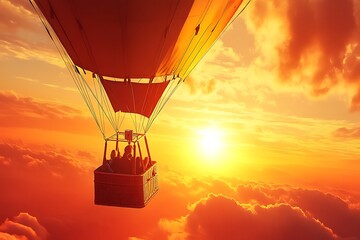 Hot Air Balloon Ride at Sunrise