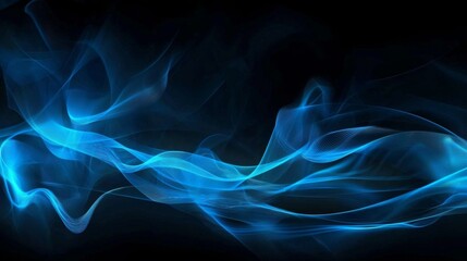 Fototapeta premium Dive into a surreal blue water fantasy with this intricate fractal design.