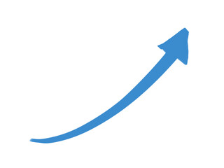 blue arrows on white background