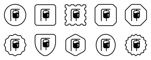 Editable iv liquid vector icon. Part of a big icon set family. Perfect for web and app interfaces, presentations, infographics, etc
