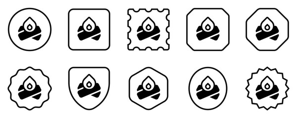 Editable bonfire, campfire vector icon. Part of a big icon set family. Perfect for web and app interfaces, presentations, infographics, etc