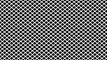 Black and white seamless pattern with geometric shapes. Plaid textured check vector background. 