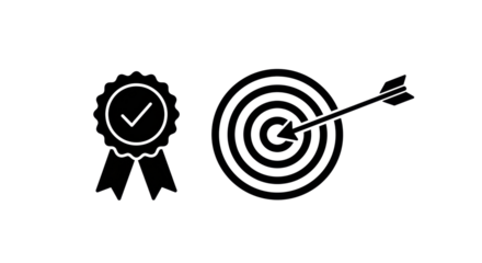 Isolated Target Achievement icon