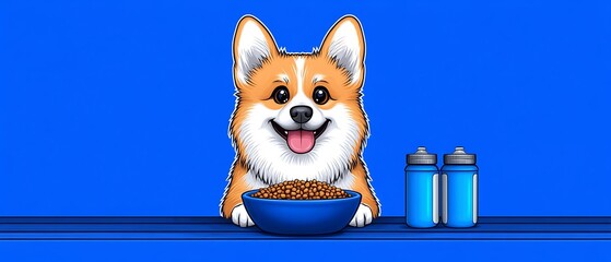 Dog Eating Food