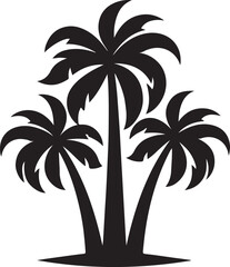 palm trees silhouettes