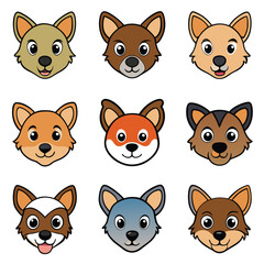 Fototapeta premium A diverse Vector set Illustrator Artwork Design 
