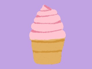 One set of ice cream has matcha, strawberry, milk, sesame and mango flavors.