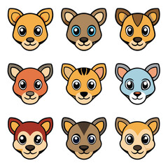 Fototapeta premium A diverse Vector set Illustrator Artwork Design