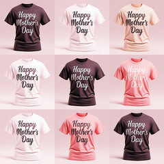 A vibrant and cheerful design for a Mother's Day t-shirt