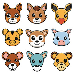 Fototapeta premium A diverse Vector set Illustrator Artwork Design 