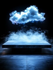 Cloud Above Dark Product Stand