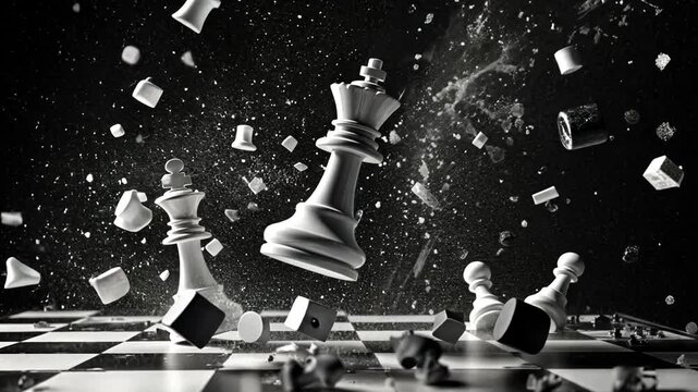 Shattered Victory: A Dramatic Chess Showdown