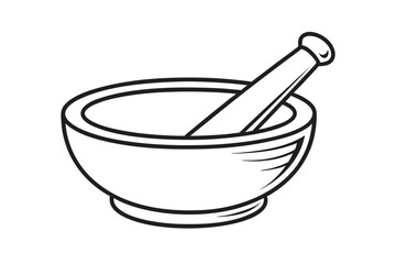 Mortar and Pestle Herbal Medicine, Grinding, Mixing, Crushing, Cooking