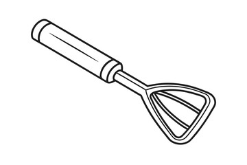 Kitchen Utensil Triangular Whisk, Baking Tool, Pastry Whisk