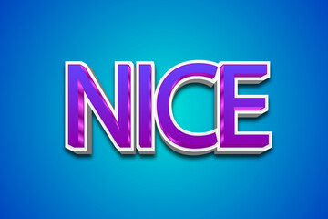 Premium vector nice text effect design