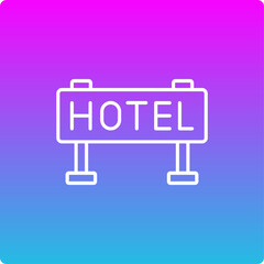 Hotel Sign Icon
