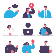 A diverse Vector set Illustrator Artwork Design