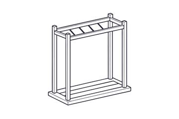 Simple Wooden Plant Stand, Indoor Outdoor Garden Rack, Potted Plant Holder, Home Decor, Vertical Gar