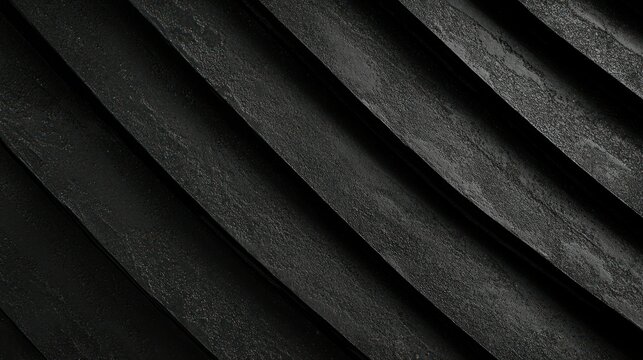 Textured, dark black background with angled, parallel lines and graphic design.