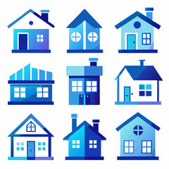 house icon set