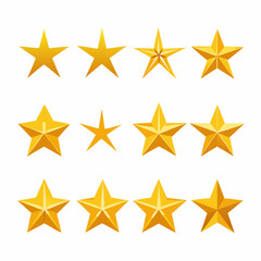 Fototapeta premium set of stars