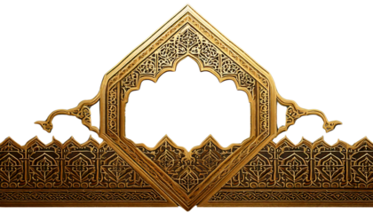 Designed background on transparent background