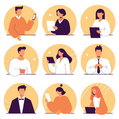 A diverse Vector set Illustrator Artwork Design