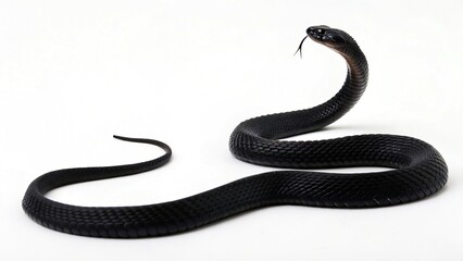 Fototapeta premium snake vector illustration isolated on white or transparent background