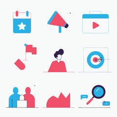 A diverse Vector set Illustrator Artwork Design