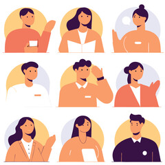 A diverse Vector set Illustrator Artwork Design