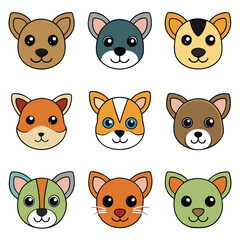 A diverse Vector set Illustrator Artwork Design