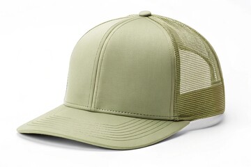 Fototapeta premium Blank cap mockup, empty apparel headwear