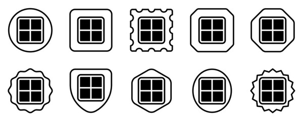 Fototapeta premium Editable full border vector icon. Part of a big icon set family. Perfect for web and app interfaces, presentations, infographics, etc