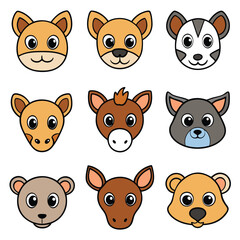 Fototapeta premium A diverse Vector set Illustrator Artwork Design