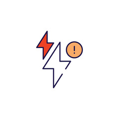 Dispute icon design with white background stock illustration