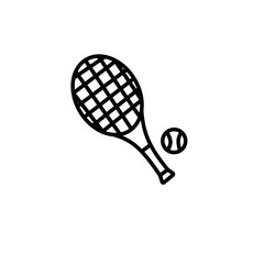 Simple Tennis Sport Icon