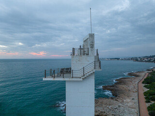 Faro de Irta en la poblacion de Alcossebre, Castellon