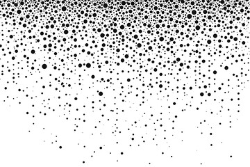 Abstract background of scattered black dots on white. Dotted pattern for design concepts.