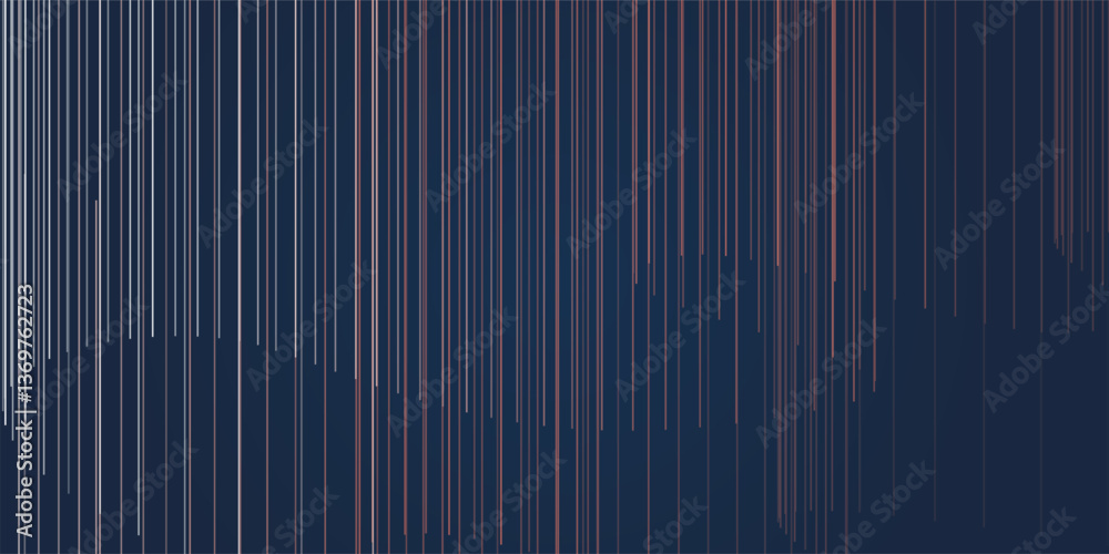 Wall mural a sleek dark abstract background with colorful vertical stripes, wavy lines. the dynamic design and 