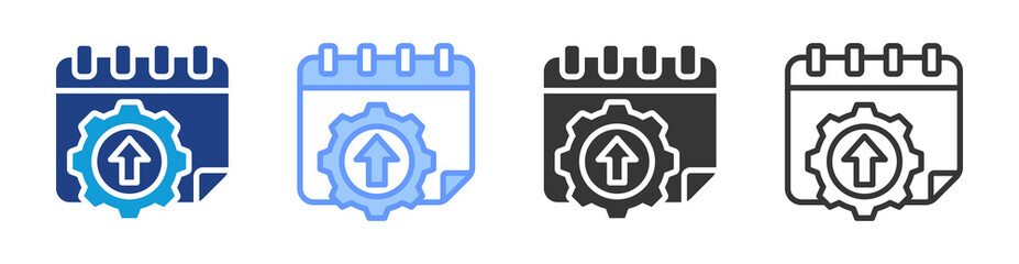 Kaizen Event icon set multiple style collection