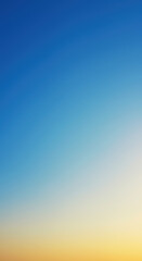 A calming gradient background merging serene blues with warm yellows, ideal for any design.