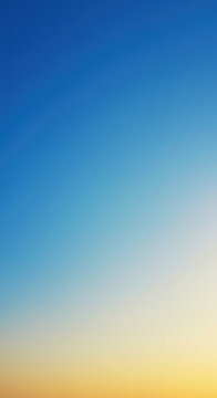 A calming gradient background merging serene blues with warm yellows, ideal for any design.